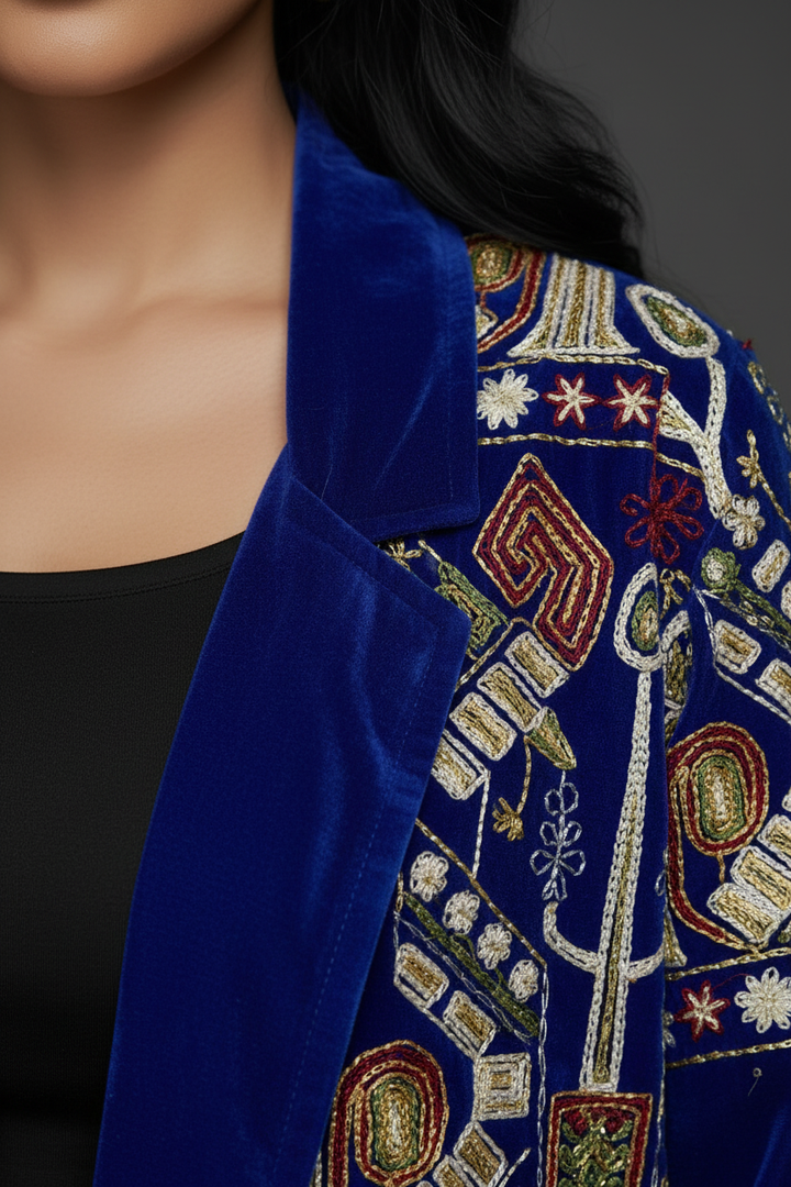 Shoulder and collar detail - portrait