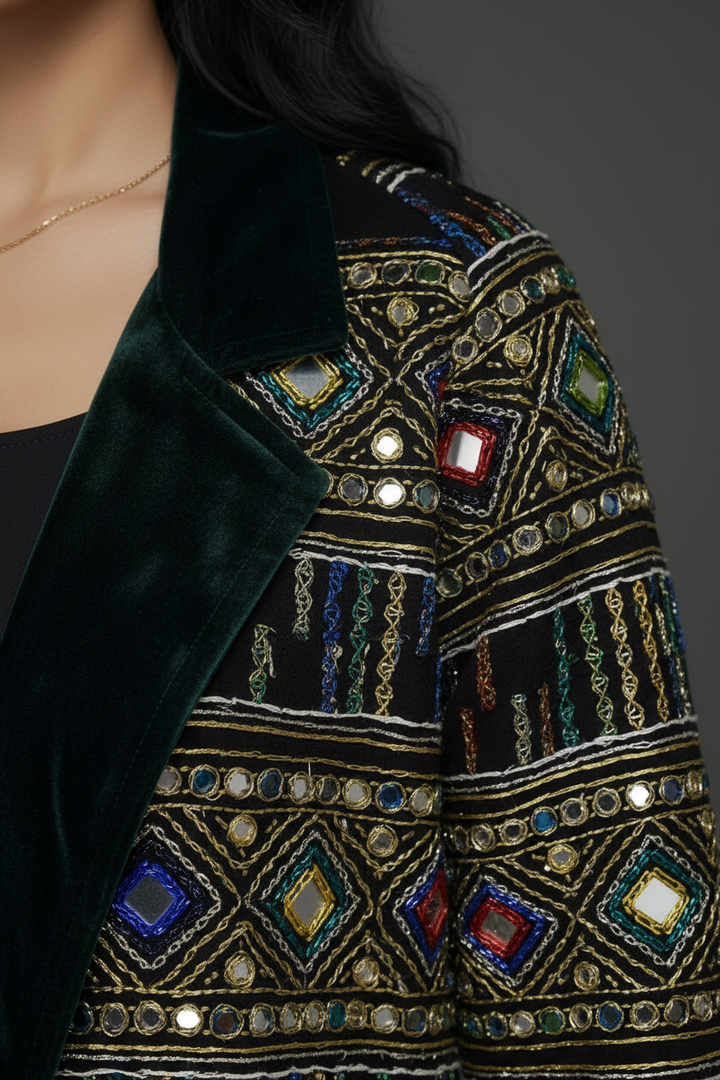 Shoulder and collar detail - portrait