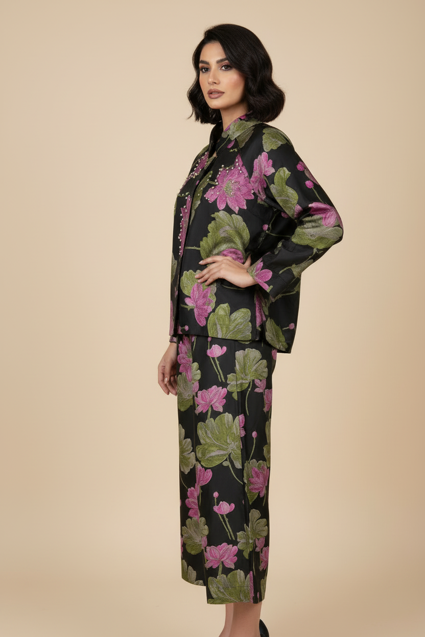 2 piece / full set jacquard