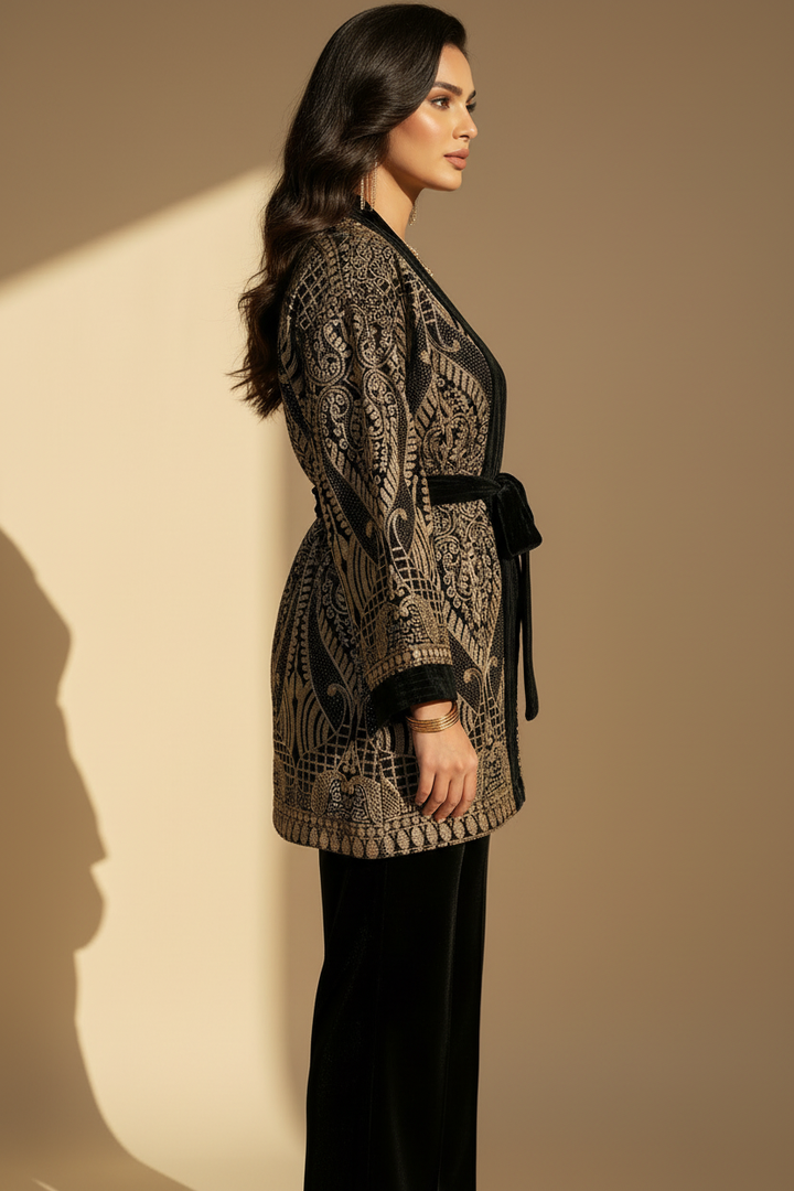 Side profile of jacket