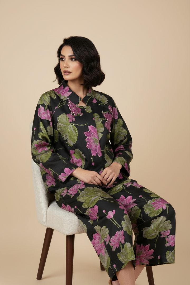 2 piece / full set jacquard