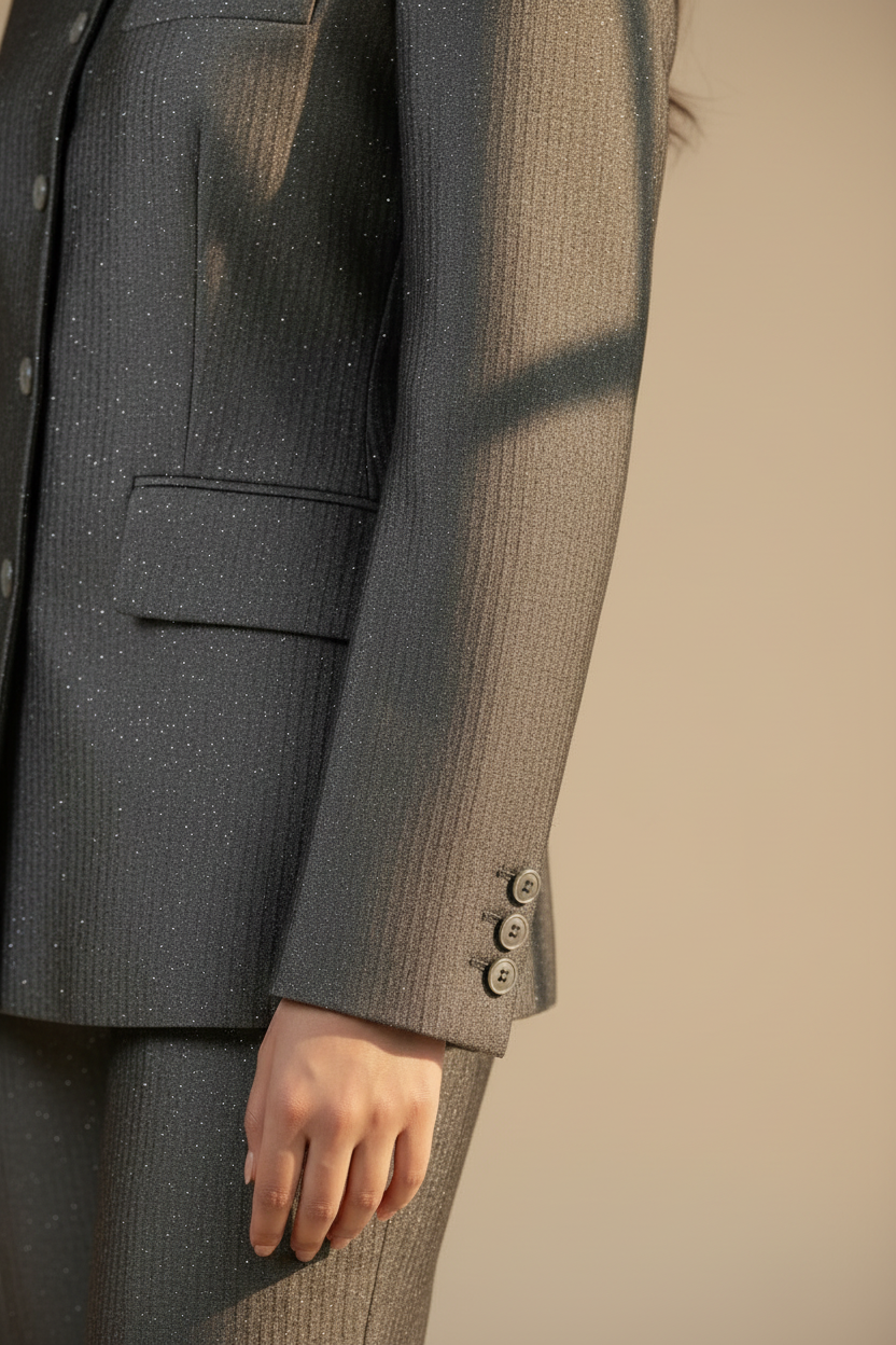 طقم قطعتين من اللامي لينن