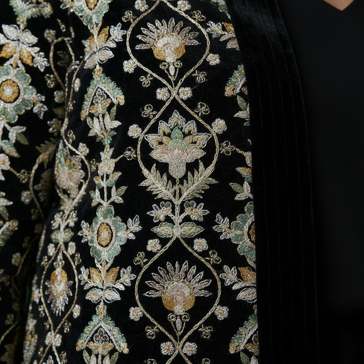 Texture and thread work detail