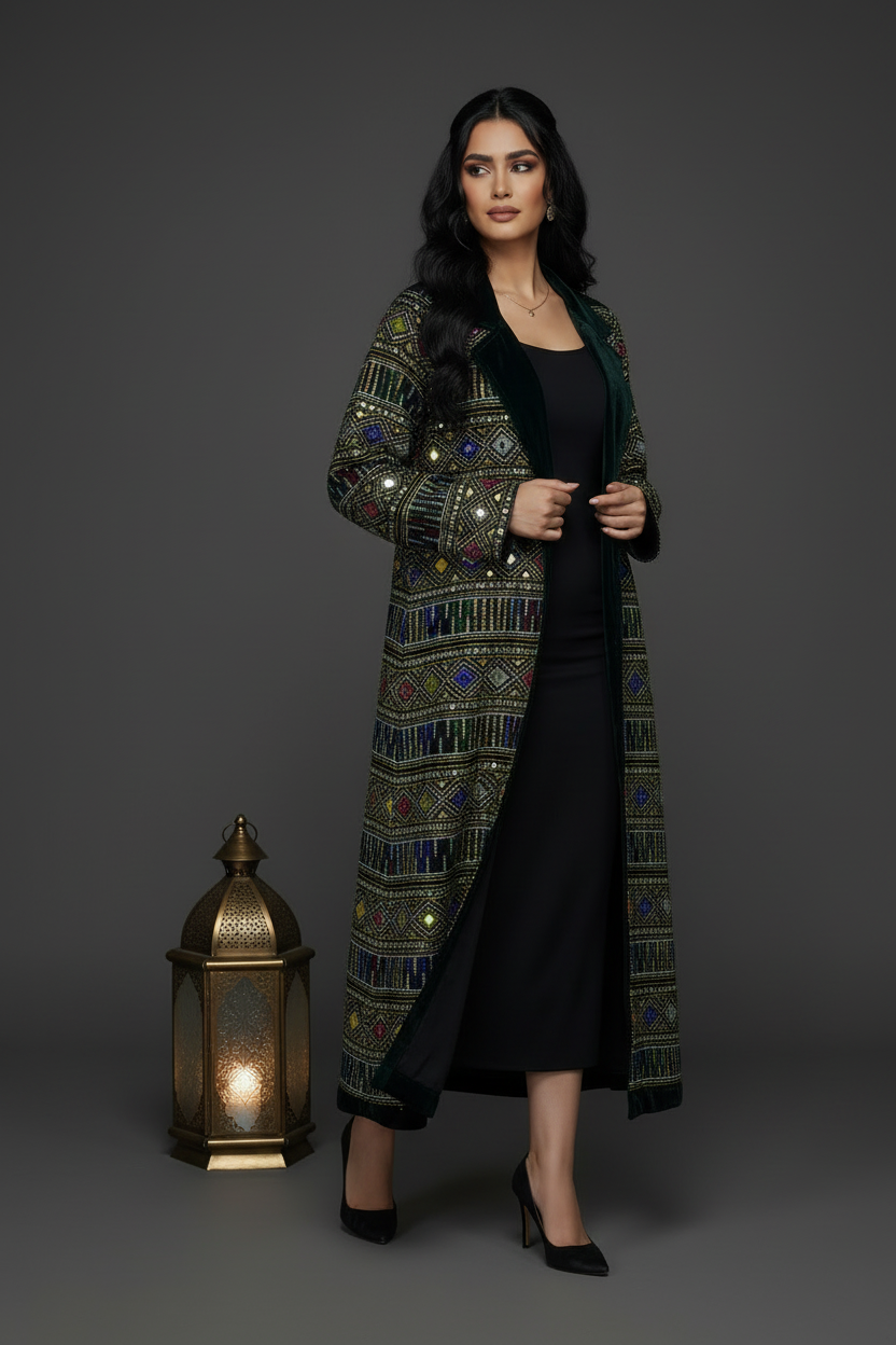 Three-quarter dynamic pose