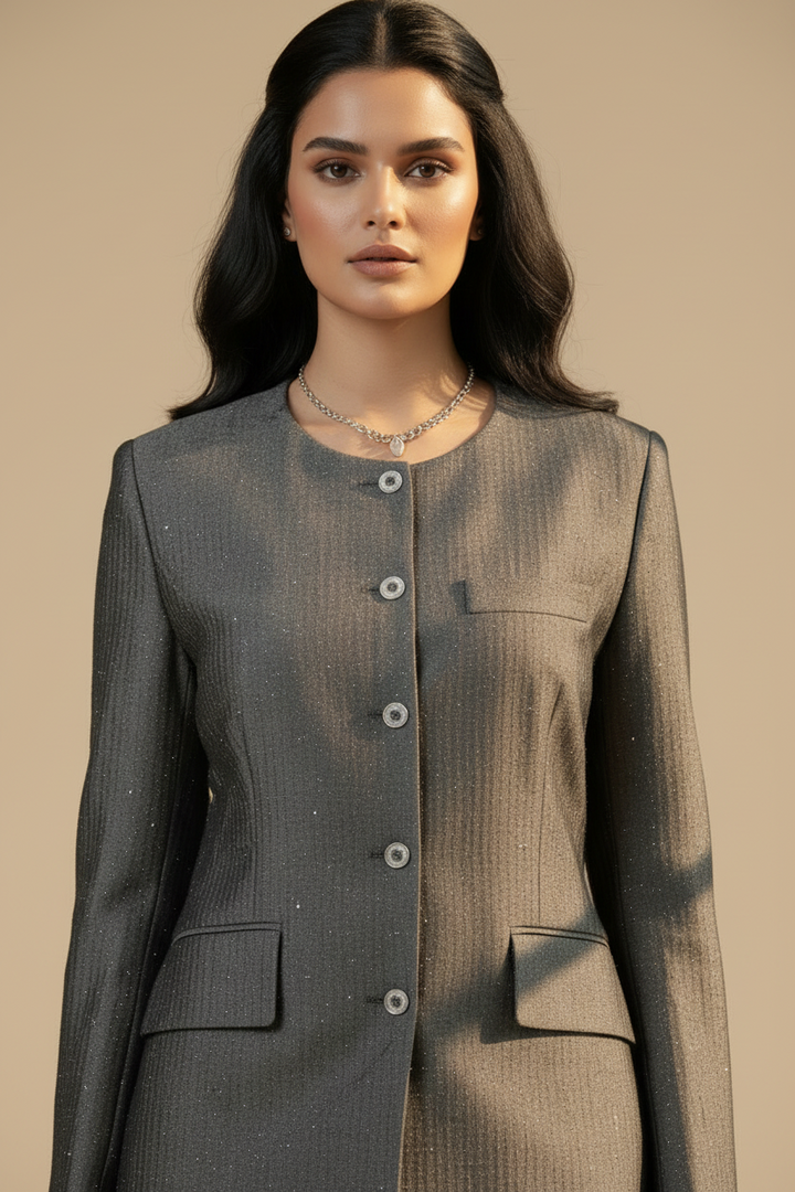 طقم قطعتين من اللامي لينن