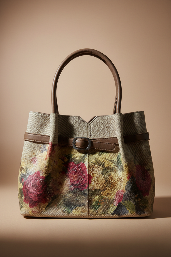 Vintage Floral Bag - Dramatic Hero Shot