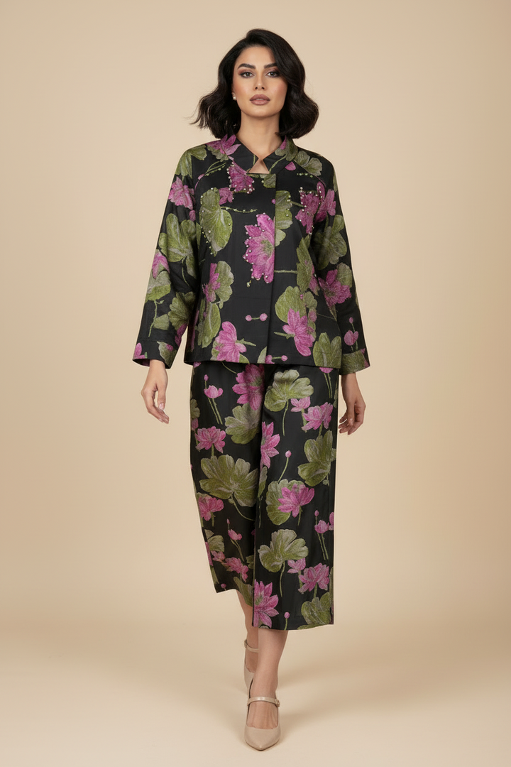 2 piece / full set jacquard